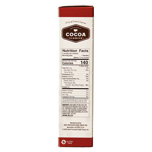 Cocoa Classics Gluten Free Chocolate Supreme Cocoa Mix, 5 oz